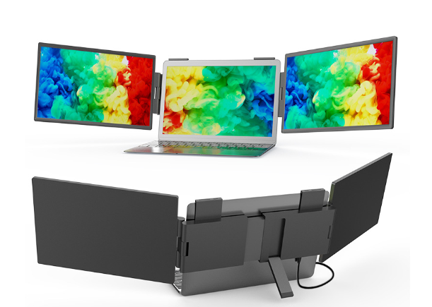 14" Dual Screen Portable Monitor for Laptop (One Unit)